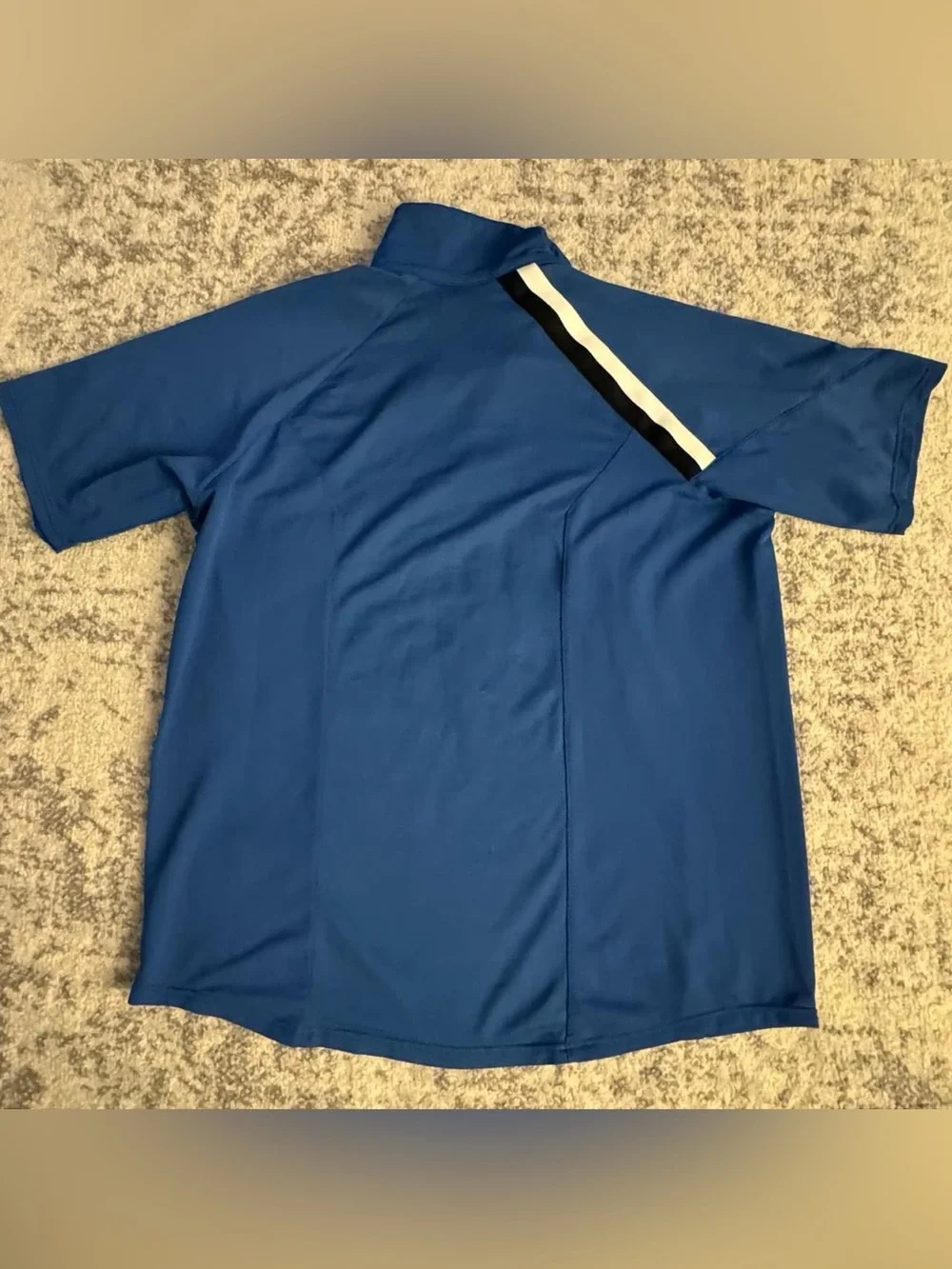 Nike Sphere Dry Royal Blue With shoulder stripe Golf Polo Size Large